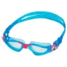 Turquoise / pink / clear