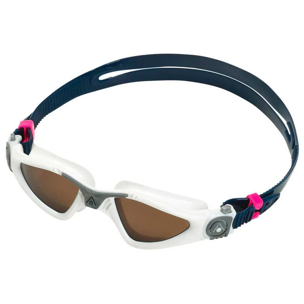 Aqua Sphere Kayenne Kinderschwimmbrille, White / grey / photochromatic brown, One Size Aqua Sphere Kayenne Kinderschwimmbrille, White / grey / photochromatic brown, One Size
