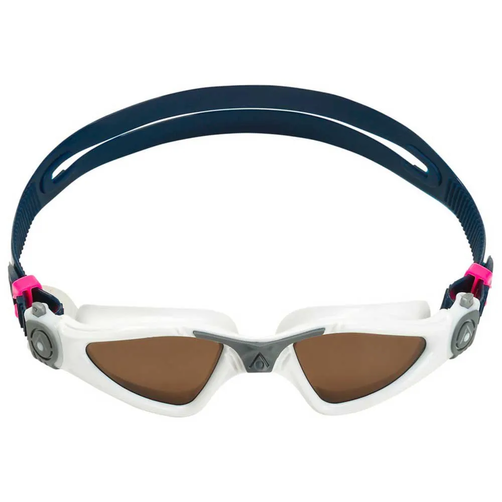 Aqua Sphere Kayenne Kinderschwimmbrille, White / grey / photochromatic brown, One Size Aqua Sphere Kayenne Kinderschwimmbrille, White / grey / photochromatic brown, One Size