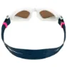 Aqua Sphere Kayenne Kinderschwimmbrille, White / grey / photochromatic brown, One Size