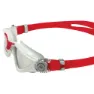 Aqua Sphere Kayenne Pro Lens Iridescent Schwimmbrille Mit Spiegelglas unisex, Grey / red, One Size