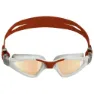 Aqua Sphere Kayenne Pro Lens Iridescent Schwimmbrille Mit Spiegelglas unisex, Grey / red, One Size