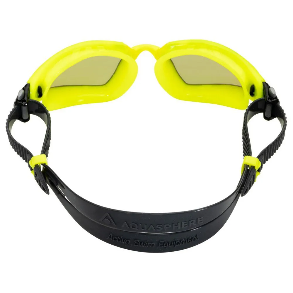 Aqua Sphere Kayenne Pro Schwimmbrille Mit Spiegelglas, Yellow / yellow titanium mirrored, One Size Aqua Sphere Kayenne Pro Schwimmbrille Mit Spiegelglas, Yellow / yellow titanium mirrored, One Size