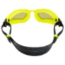 Aqua Sphere Kayenne Pro Schwimmbrille Mit Spiegelglas, Yellow / yellow titanium mirrored, One Size