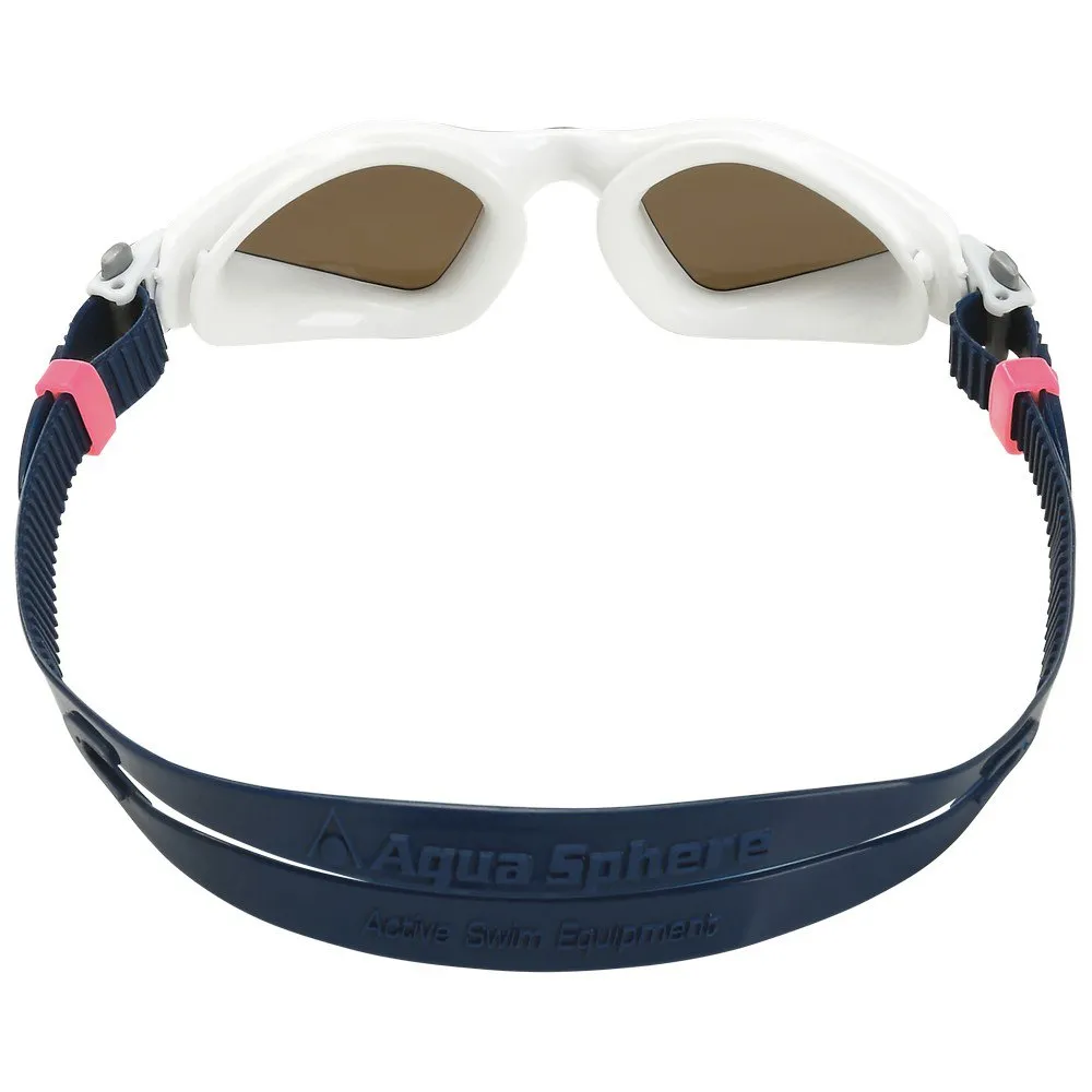 Aqua Sphere Kayenne S Kinderschwimmbrille, White / grey / brown, One Size Aqua Sphere Kayenne S Kinderschwimmbrille, White / grey / brown, One Size