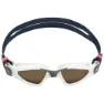 Aqua Sphere Kayenne S Kinderschwimmbrille, White / grey / brown, One Size