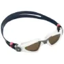 Aqua Sphere Kayenne S Kinderschwimmbrille, White / grey / brown, One Size