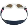 Aqua Sphere Kayenne S Kinderschwimmbrille, White / grey / brown, One Size