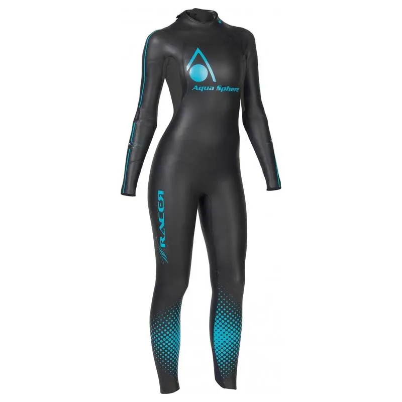 Aqua Sphere Racer Neoprenanzug Für Damen, Black / blue, L Aqua Sphere Racer Neoprenanzug Für Damen, Black / blue, L