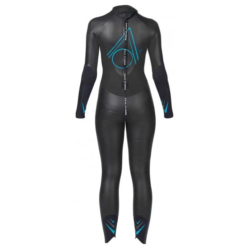 Aqua Sphere Racer Neoprenanzug Für Damen, Black / blue, L Aqua Sphere Racer Neoprenanzug Für Damen, Black / blue, L
