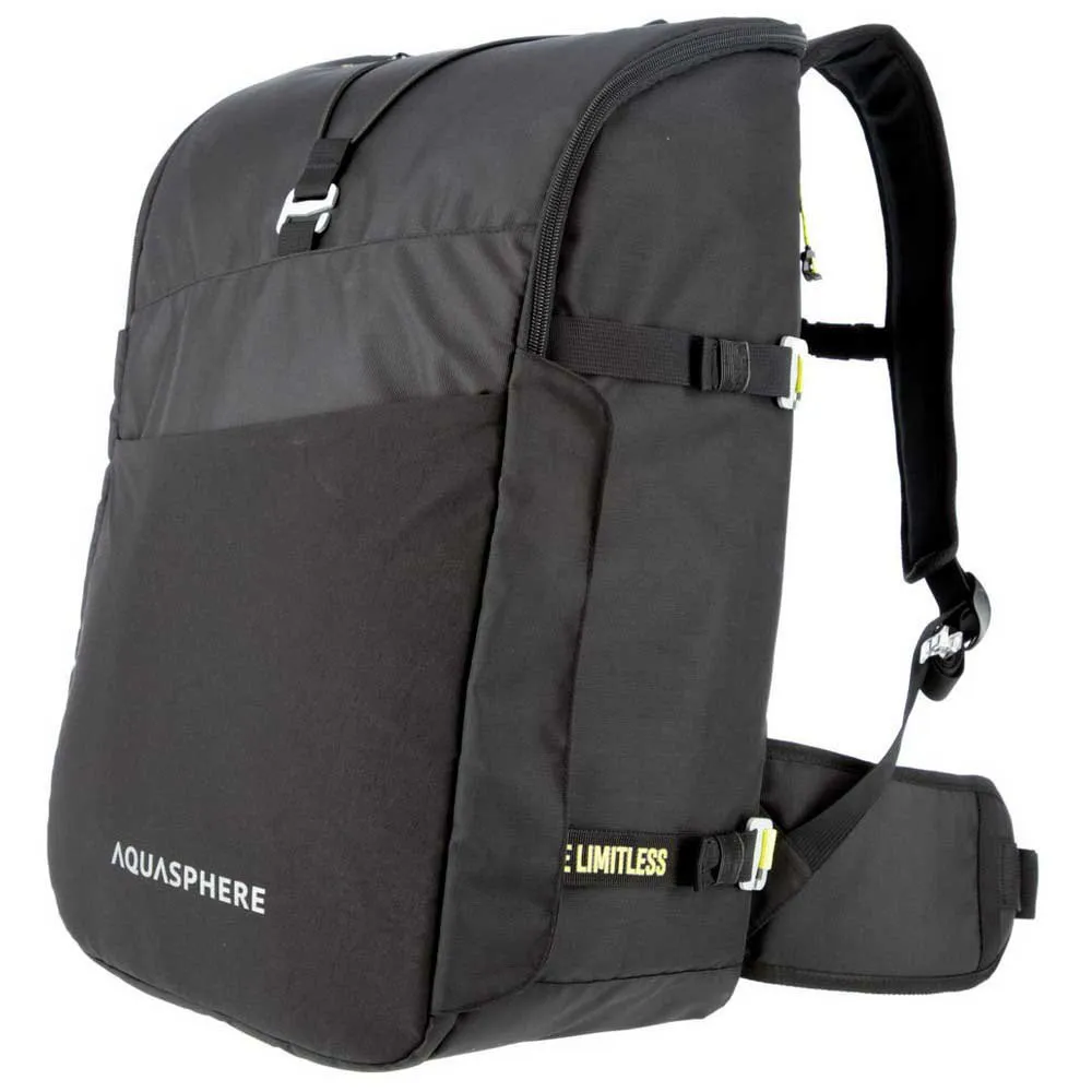 Aqua Sphere Transition 35l Rucksack, Black / bright yellow, One Size Aqua Sphere Transition 35l Rucksack, Black / bright yellow, One Size