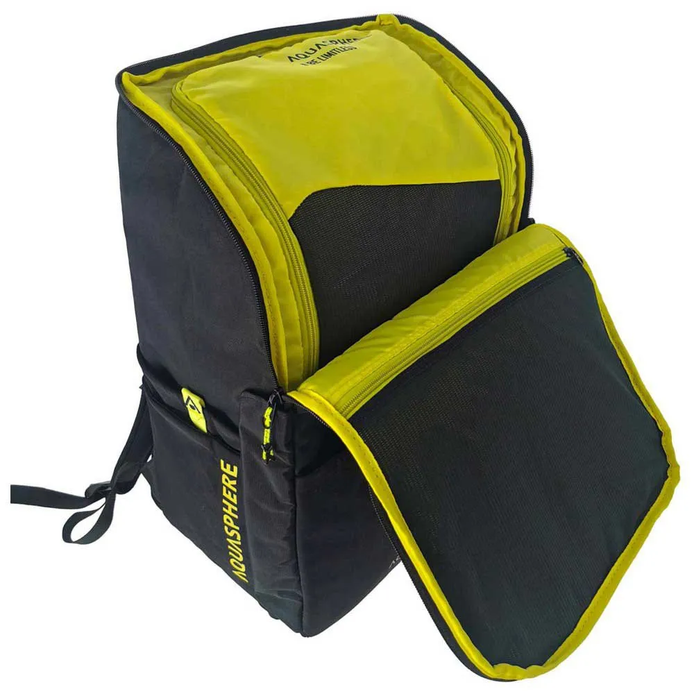 Aqua Sphere Transition 35l Rucksack, Black / bright yellow, One Size Aqua Sphere Transition 35l Rucksack, Black / bright yellow, One Size
