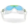 Aqua Sphere Vista Junior Schwimmmaske unisex, Clear / bright green / blue, One Size