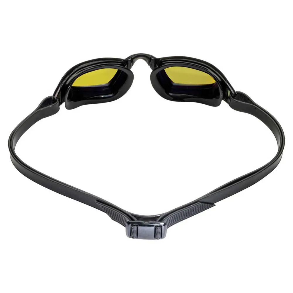 Aqua Sphere Xceed Schwimmbrille Mit Spiegelglas, Black / black / yellow titanium mirrored, One Size Aqua Sphere Xceed Schwimmbrille Mit Spiegelglas, Black / black / yellow titanium mirrored, One Size