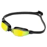 Aqua Sphere Xceed Schwimmbrille Mit Spiegelglas, Black / black / yellow titanium mirrored, One Size