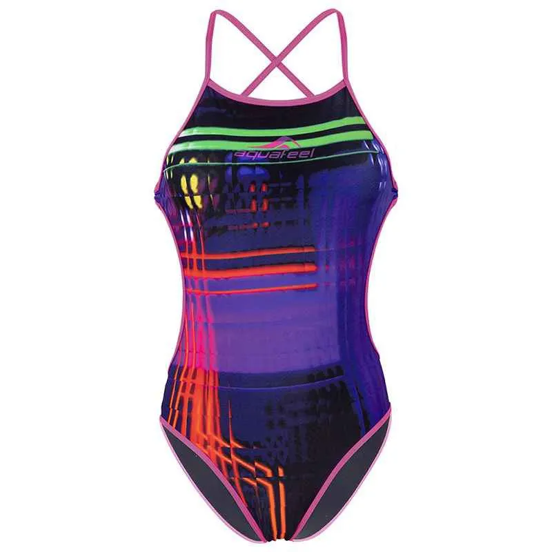 Aquafeel 217901 Badeanzug female, Multicolour, B Aquafeel 217901 Badeanzug female, Multicolour, B