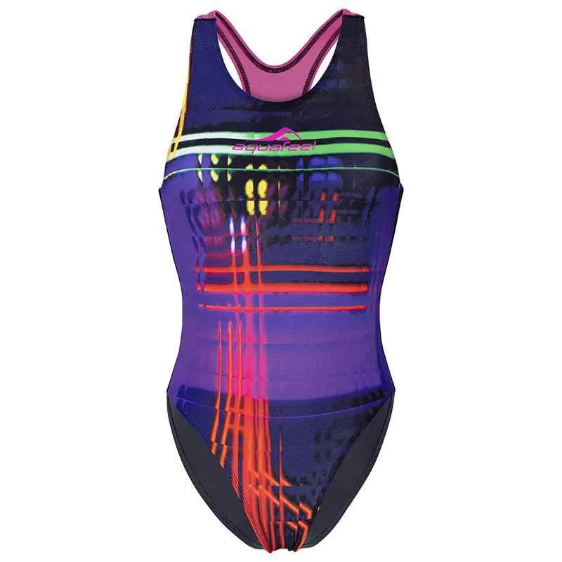 Aquafeel 218001 Badeanzug female, Multicolour, B Aquafeel 218001 Badeanzug female, Multicolour, B