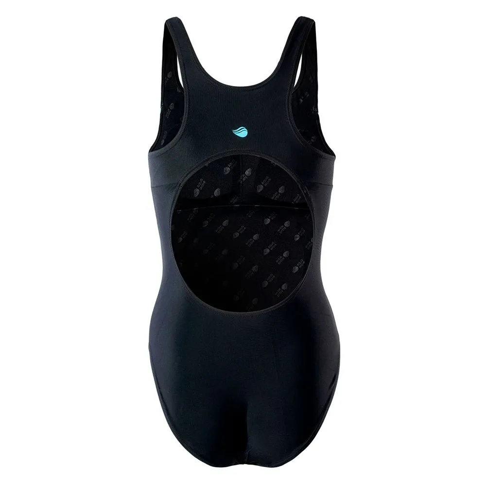 Aquawave Abra Badeanzug, Black / aqua splash