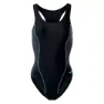 Aquawave Abra Badeanzug, Black / aqua splash