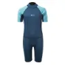 Aquawave Surfo Junior Neopren-nasstauchanzug, Gibraltar sea / peacock blue, 14Y