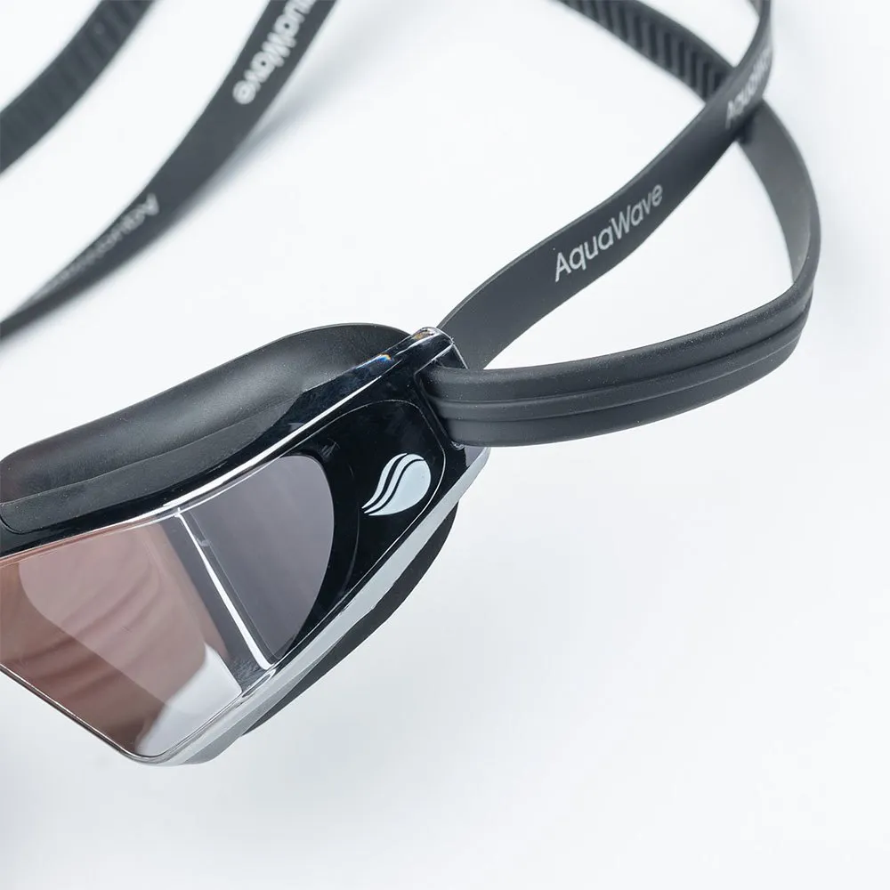 Aquawave Vectro Mc Champ Schwimmbrille Mit Spiegelglas, Black / silver mirror, One Size Aquawave Vectro Mc Champ Schwimmbrille Mit Spiegelglas, Black / silver mirror, One Size