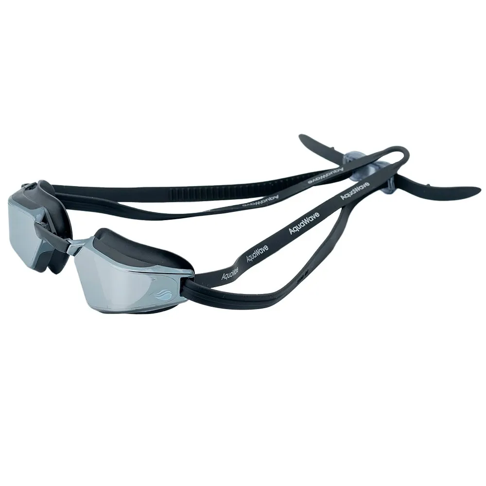 Aquawave Vectro Mc Champ Schwimmbrille Mit Spiegelglas, Black / silver mirror, One Size Aquawave Vectro Mc Champ Schwimmbrille Mit Spiegelglas, Black / silver mirror, One Size