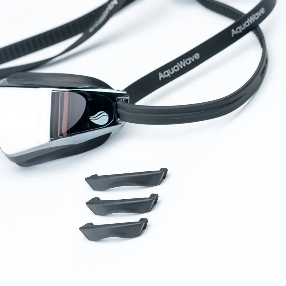 Aquawave Vectro Mc Champ Schwimmbrille Mit Spiegelglas, Black / silver mirror, One Size Aquawave Vectro Mc Champ Schwimmbrille Mit Spiegelglas, Black / silver mirror, One Size