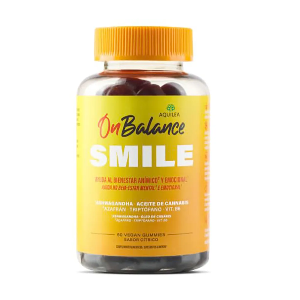 Aquilea Onbalance Smile 60 Units Gummibärchen, White, One Size Aquilea Onbalance Smile 60 Units Gummibärchen, White, One Size