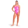 arena Callenge Back Allover Badeanzug, Shocking pink multi / shocking pink