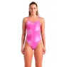 arena Callenge Back Allover Badeanzug, Shocking pink multi / shocking pink