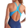 arena Dreamhline V Back Badeanzug female, Navy / turquoise