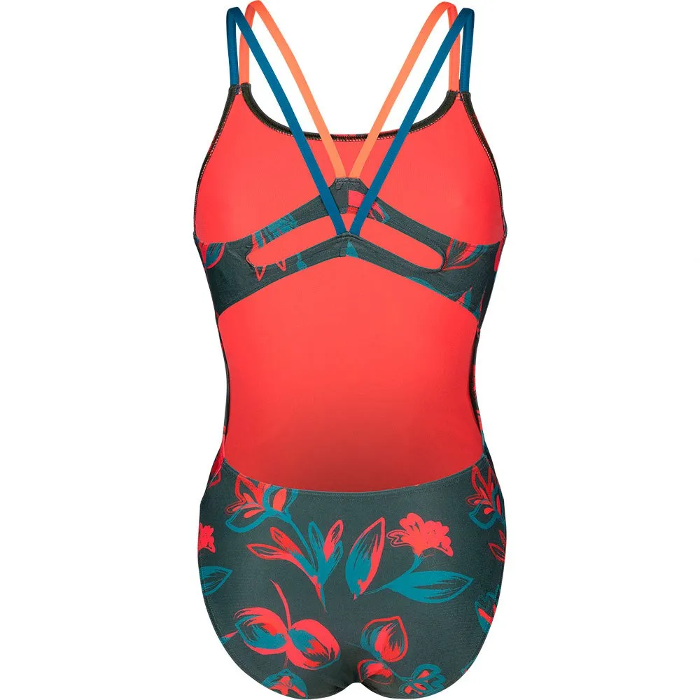 arena Floral Lace Plus Back Badeanzug, 696 arena Floral Lace Plus Back Badeanzug, 696