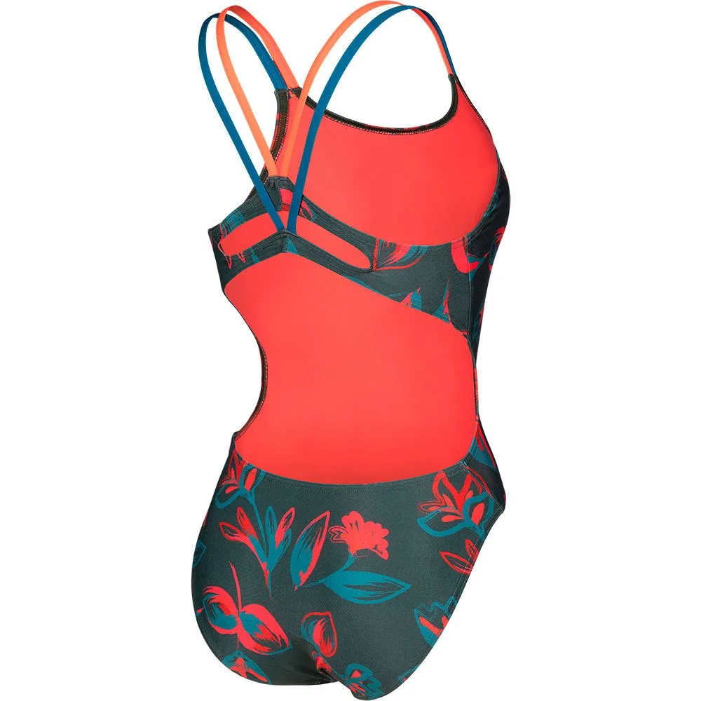 arena Floral Lace Plus Back Badeanzug, 696 arena Floral Lace Plus Back Badeanzug, 696