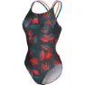 arena Floral Lace Plus Back Badeanzug, 696