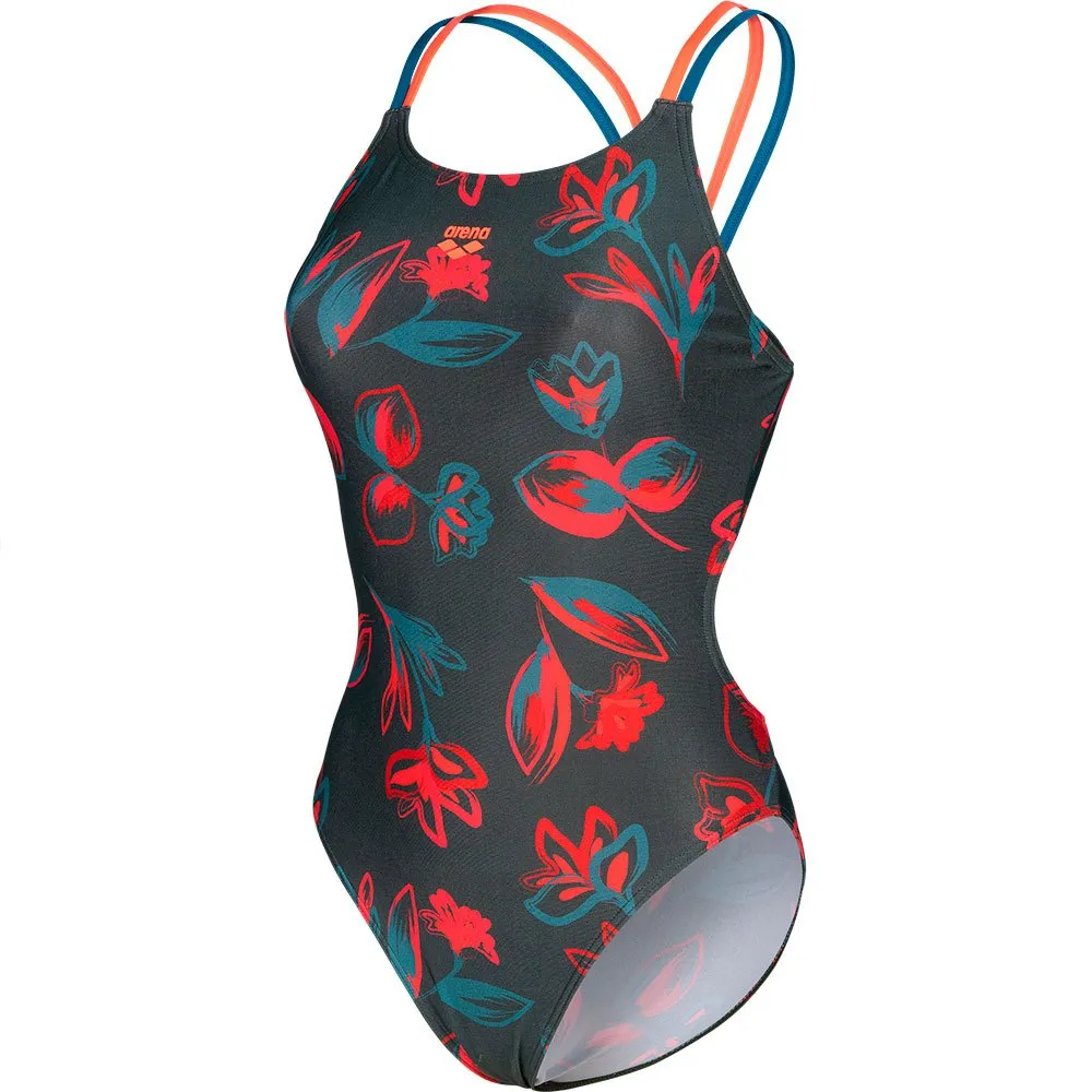 arena Floral Lace Plus Back Badeanzug female, 696 arena Floral Lace Plus Back Badeanzug female, 696