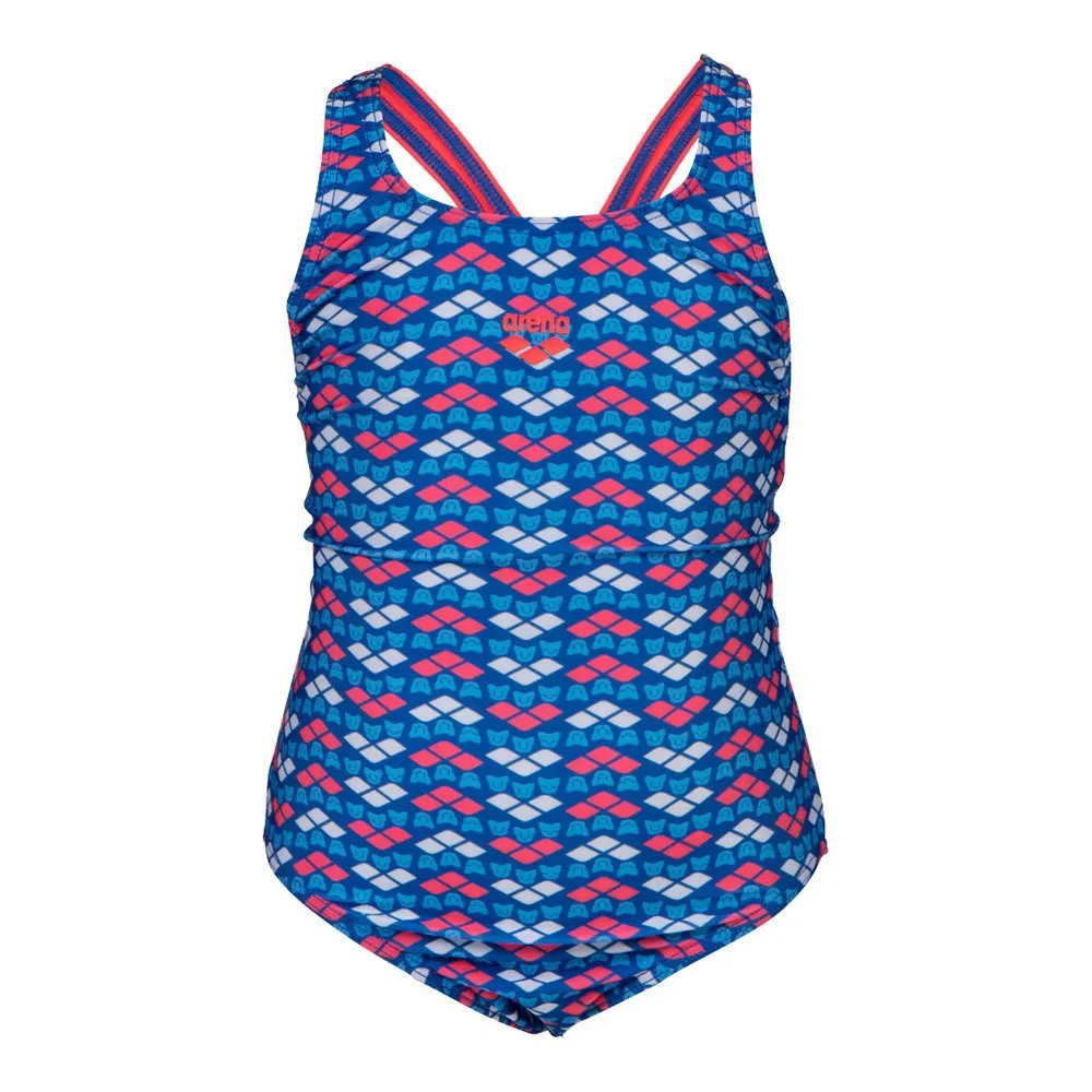 arena Friends Swim Pro Ao Badeanzug, Fluo red / multi, 12-24MON arena Friends Swim Pro Ao Badeanzug, Fluo red / multi, 12-24MON