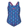 arena Friends Swim Pro Ao Badeanzug, Fluo red / multi, 12-24MON