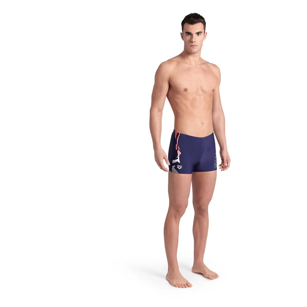 arena Gleam Badehose Boxer, Navy arena Gleam Badehose Boxer, Navy