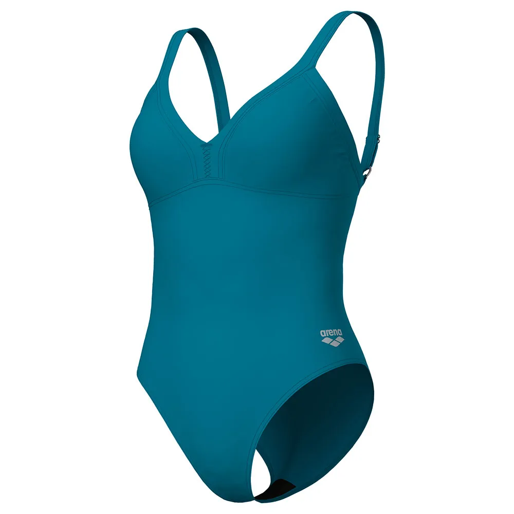 arena Lara Badeanzug female, Green blue