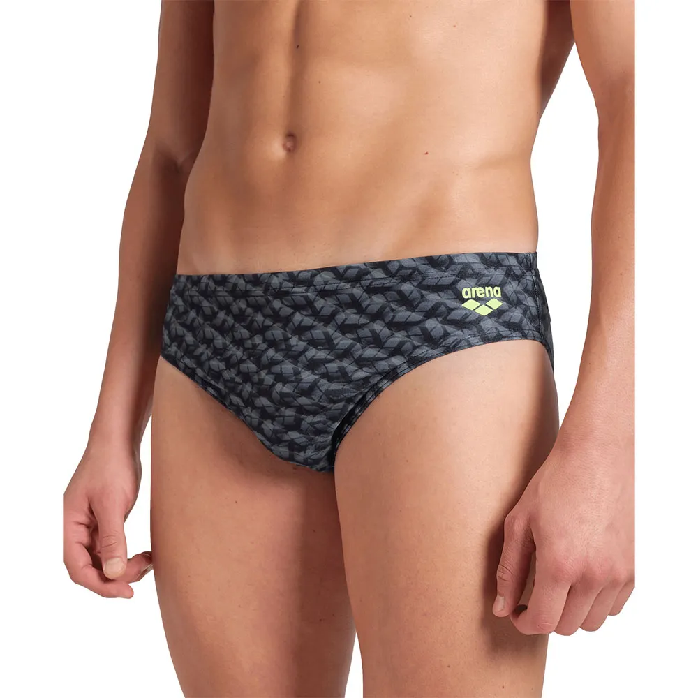 arena Monogram Badeslip, Dark sage multi arena Monogram Badeslip, Dark sage multi
