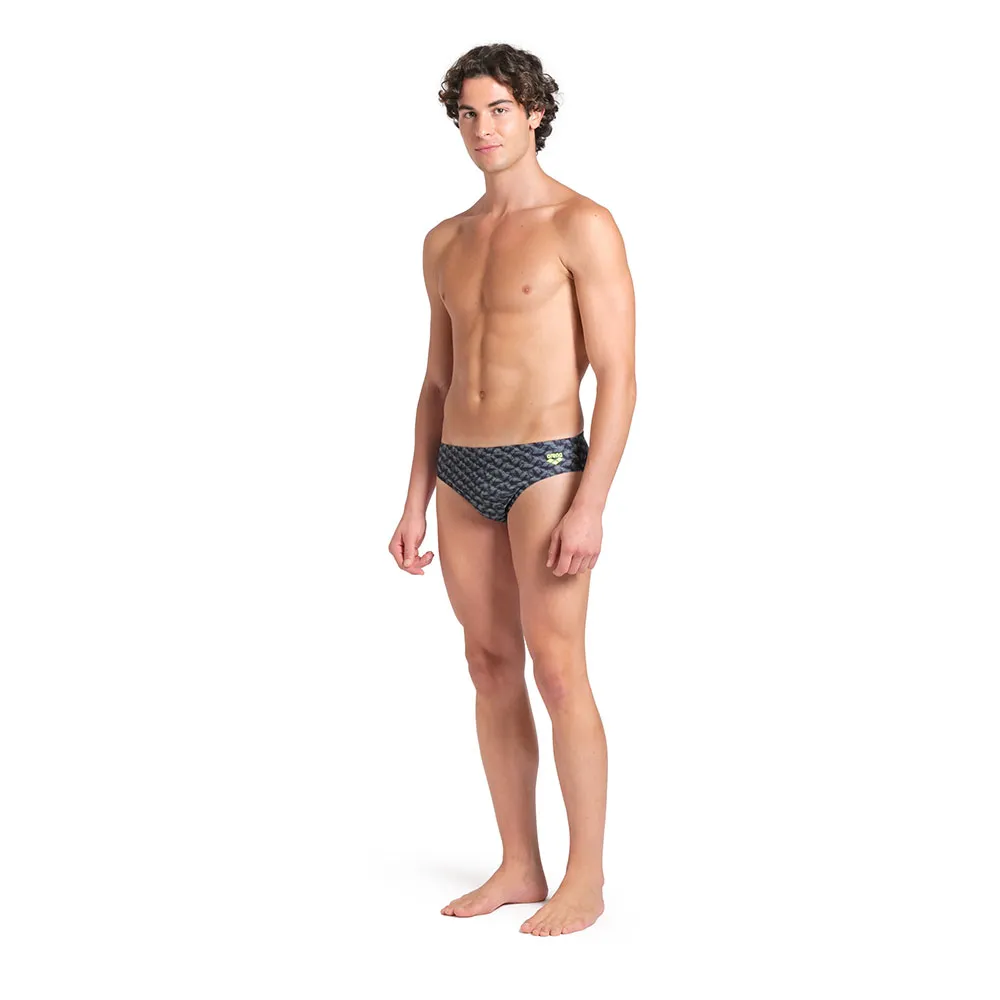 arena Monogram Badeslip, Dark sage multi arena Monogram Badeslip, Dark sage multi