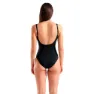 arena Niceseness U Back Badeanzug female, Black / sea foam