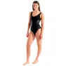 arena Niceseness U Back Badeanzug female, Black / sea foam