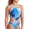 arena One Print Tech Back Badeanzug