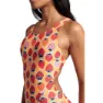 arena Strawberry Swim Tech Back Badeanzug female, Fluo red / orange