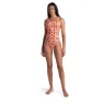 arena Strawberry Swim Tech Back Badeanzug female, Fluo red / orange