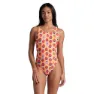 arena Strawberry Swim Tech Back Badeanzug female, Fluo red / orange