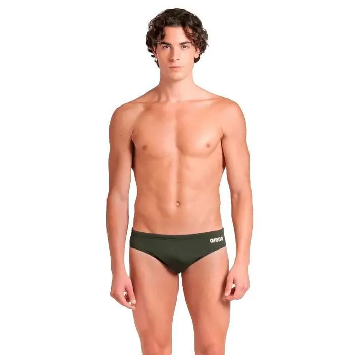 arena Team Solid Badeslip male, Dark sage / white arena Team Solid Badeslip male, Dark sage / white