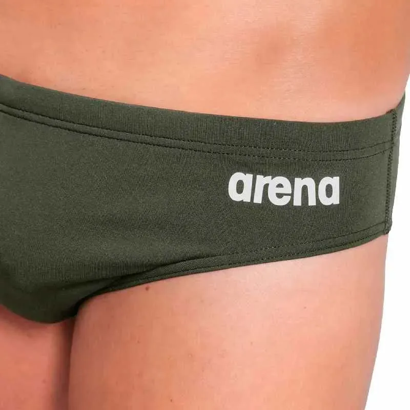 arena Team Solid Badeslip male, Dark sage / white arena Team Solid Badeslip male, Dark sage / white