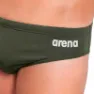 arena Team Solid Badeslip male, Dark sage / white